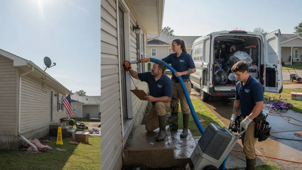 Ceiling Water Damage Restoration in Woodman, WI near me